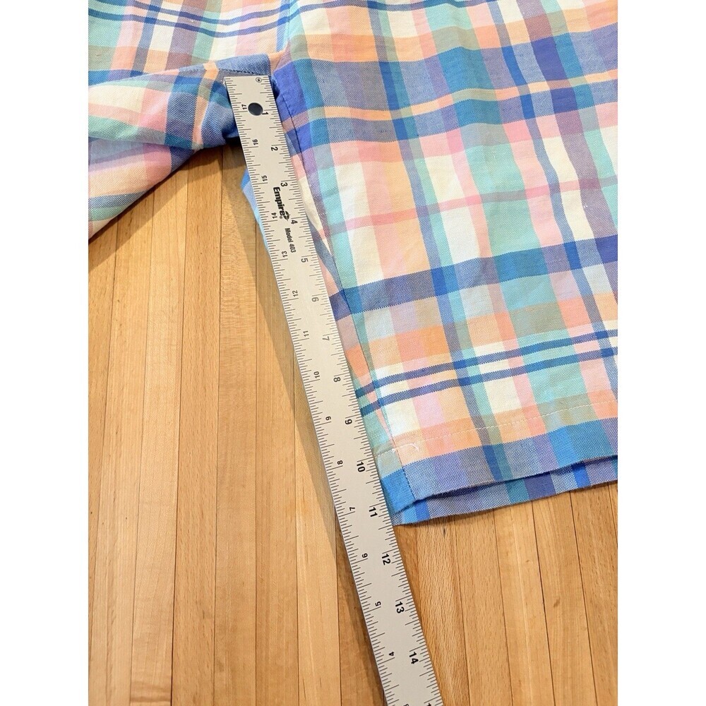 Brooks Brothers Bermuda Shorts Men’s 30 Multicolor Plaid Baird McNutt Linen - Picture 7 of 7